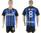 2017-18 Inter Milan 8 PALACIO Home Soccer Jersey