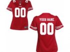 Women's Nike San Francisco 49ers Customized Game Team Color Jerseys