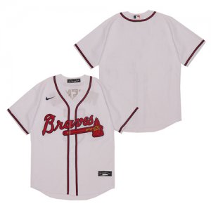 Braves Blank White 2020 Nike Cool Base Jerse