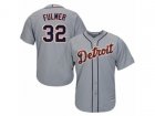 Youth Detroit Tigers #32 Michael Fulmer Replica Grey Road Cool Base MLB Jersey