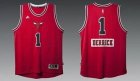 nba chicago bulls #1 rose red 2014 Christmas jerseys