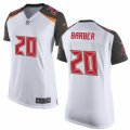 Womens Nike Tampa Bay Buccaneers #20 Ronde Barber Limited White NFL Jersey
