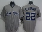 New York Yankees #22 Jacoby Ellsbury Grey New Cool Base Stitched Baseball Jersey