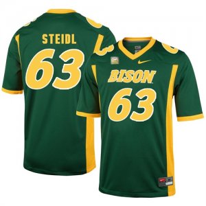 North Dakota State Bison 63 Aaron Steidl Green College Football Jersey