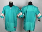 Nike NFL Miami Dolphins blank green jerseys(Elite)