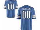 Men's Nike Detroit Lions Customized Game Team Color Jerseys (S-4XL)