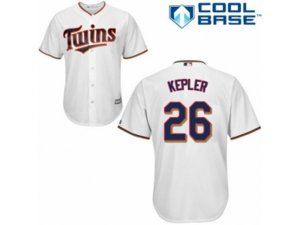 Youth Minnesota Twins #26 Max Kepler Replica White Home Cool Base MLB Jersey