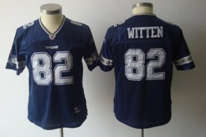 women\'s nfl dallas cowboys #82 witten jerseys blue(2011)