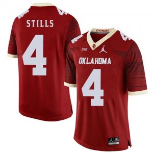 Oklahoma Sooners #4 Kenny Stills Red 47 Game Winning Streak College Football Jersey