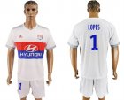 2017-18 Lyon 1 LOPES Home Soccer Jersey