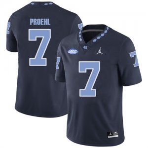 North Carolina Tar Heels 7 Austin Proehl Black College Football Jersey