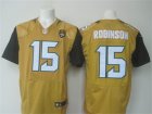 Nike Jacksonville Jaguars #15 Allen Robinson Yellow Jerseys(Elite)