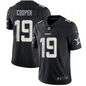 Nike Cowboys #19 Amari Cooper Black Impact Rush Limited Jersey