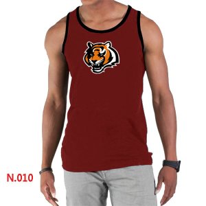 Nike NFL Cincinnati Bengals Sideline Legend Authentic Logo men Tank Top Red 2