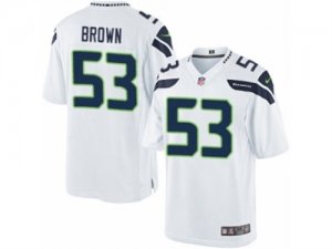 Mens Nike Seattle Seahawks #53 Arthur Brown Limited White NFL Jersey