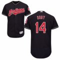 Men's Majestic Cleveland Indians #14 Larry Doby Navy Blue Flexbase Authentic Collection MLB Jersey
