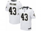 Nike New Orleans Saints #43 Marcus Williams Elite White NFL Jersey