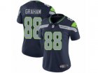 Women Nike Seattle Seahawks #88 Jimmy Graham Vapor Untouchable Limited Steel Blue Team Color NFL Jersey