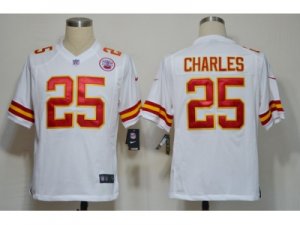 Nike NFL kansas city chiefs #25 charles white Game Jerseys