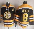 Boston Bruins #8 Cam Neely Black Yellow CCM Throwback New Stitched NHL Jersey