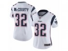 Women Nike New England Patriots #32 Devin McCourty Vapor Untouchable Limited White NFL Jersey