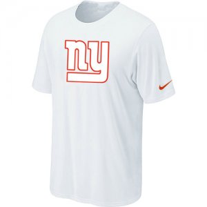 York Giants Sideline Legend Authentic Logo T-Shirt White