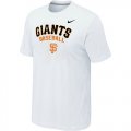 Nike MLB San Francisco Giants 2014 Home Practice T-Shirt - White