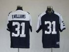 nfl dallas cowboys #31 r.williams thanksgiving blue