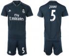 2018-19 Real Madrid 5 ZIDANE Away Soccer Jersey