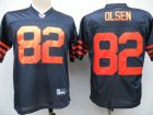 Chicago Bears #82 Greg Olsen blue[orange number]