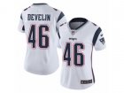 Women Nike New England Patriots #46 James Develin Vapor Untouchable Limited White NFL Jersey