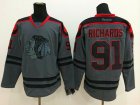 NHL chicago blackhawks #91 richards Charcoal Cross Check Jerseys