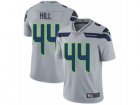 Mens Nike Seattle Seahawks #44 Delano Hill Vapor Untouchable Limited Grey Alternate NFL Jersey