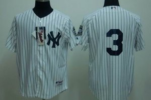 mlb new york yankees #3 ruth white(2009 logo)