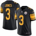 Men Nike Pittsburgh Steelers #3 Landry Jones Black Color Rush Limited Jersey