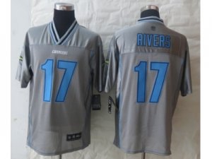 Nike San Diego Charger #17 Rivers Grey Jerseys(Vapor Elite)