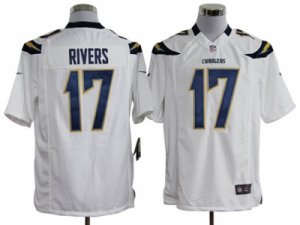 Nike NFL San Diego Chargers #17 Philip Rivers White Game Jerseys