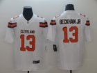 Nike Browns #13 Odell Beckham Jr White Vapor Untouchable Limited Jersey