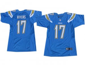 Nike San Diego Chargers #17 Philip Rivers lt.blue elite(2013)