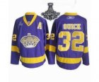nhl jerseys los angeles kings #32 quick purple[2014 Stanley cup champions][patch A]