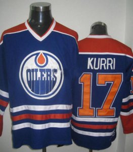 nhl edmonton oilers #17 kurri lt.blue