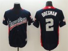 American League #2 Alex Bregman Navy 2018 MLB all-star Game Home Run Derby Jersey