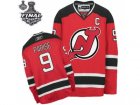 NHL New Jersey Devils 9 Zach Parise Red-Black 2012 Stanley Cup Finals Jersey