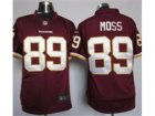 Nike NFL Washington Redskins #89 Santana Moss Red Jerseys(Game)