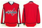 Capitals Blank Stitched Red NHL Jersey