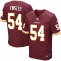 Mens Nike Washington Redskins #54 Mason Foster Elite Burgundy Red Team Color NFL Jersey