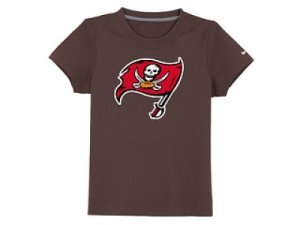 nike tampa bay buccaneers sideline legend authentic logo youth T-Shirt brown