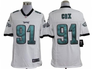 Nike NFL Philadelphia Eagles #91 Fletcher Cox White Jerseys(Limited)