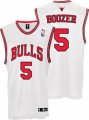 nba chicago bulls #5 boozer regular white