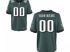 Men's Nike Philadelphia Eagles Customized Elite Team Color Jerseys (40-60)